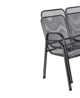 Lavice z kovu a hliníku DEOKORK Kovová židle (křeslo) Sága dvojitá (dubl)