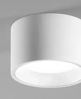 Venkovní stropní osvětlení Egger Licht Bílé LED stropní svítidlo Ringo s IP54