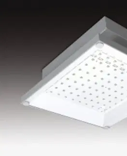 Nouzová svítidla SEC Přisazené nouzové LED svítidlo pro vysoké stropy LED - C.ROTALUX2 230V AC/DC RAL9006, MidPower LED, 3900 lm, barva šedá, neadresovatelný CBS 165-B-102-00-02-SP