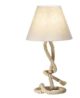 Stolní lampy Sea-Club Stolní lampa Victoria, stínidlo kulaté 38 cm