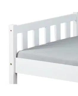 Jednolůžkové postele Jednolůžkový Dřevěná Postel Vilmar 90x200 Cm