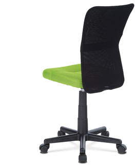 Kancelářské židle Dětská kancelářská židle TRUSKA, zelená / černá