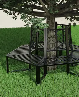 Zahradní lavice Kruhová lavička kolem stromu ARIA
