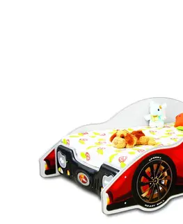 Postele Artplast Dětská postel AUTO MINI MAX | červená