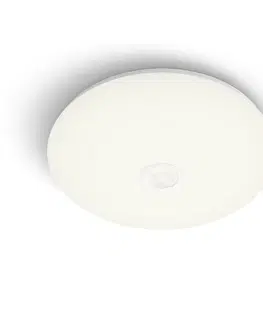 LED stropní svítidla Philips Mauve PIR CL252 přisazené LED svítidlo se senzorem 1x16W 1400lm 4000K IP20 32cm, bílé