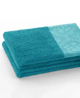 Ručníky Bavlněný ručník AmeliaHome Crea 50 x 90 cm modrý/mořský, velikost 50x90