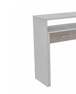 Psací stoly Sofahouse Designový psací stůl Odile 99 cm bílý