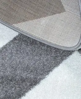 Koberce a koberečky Dywany Lusczow Kusový koberec SKETCH CRAIG šedý / bílý - Cikcak, velikost 180x270