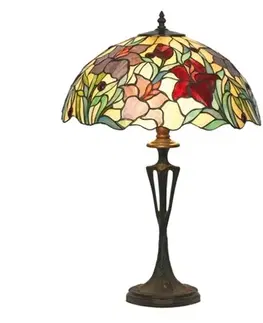 Stolní lampy Artistar Stolní lampa Athina ve stylu Tiffany