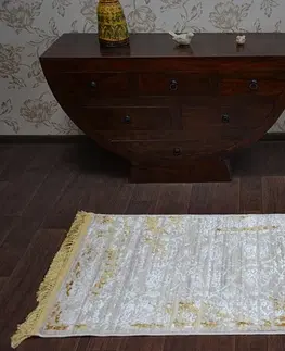 Koberce a koberečky Dywany Lusczow Kusový koberec MANYAS Xia hnědo-krémový, velikost 80x300
