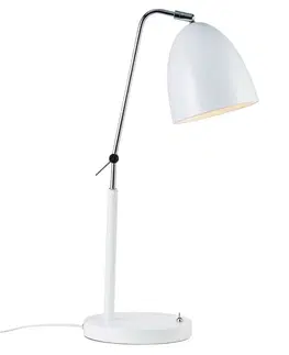 Lampy na noční stolek NORDLUX stolní lampa Alexander 15W E27 bílá 48635001