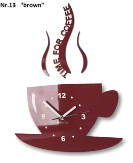 Kuchyňské hodiny Nástěnné hodiny Time for coffee