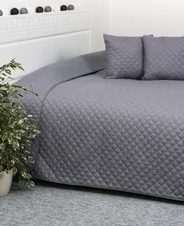 Přikrývky 4Home Přehoz na postel Orient šedá, 220 x 240 cm, 40 x 40 cm