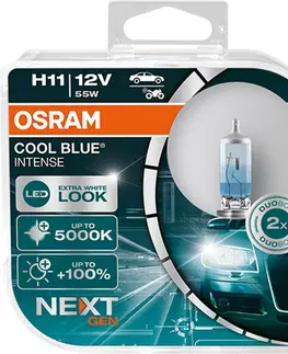 Autožárovky OSRAM H11 cool blue INTENSE Next Gen 64211CBN-HCB 55W 12V duobox