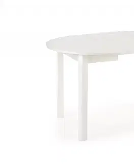 Jídelní stoly Rozkládací jídelní stůl RINGO Halmar Bílá