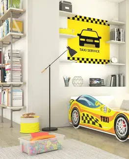 Postele ArtAdrk Dětská auto postel TAXI Provedení: 80 x 160 cm