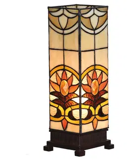 Svítidla Stolní lampa Tiffany Fleur - 12*35 cm 1x E14 / Max 40W Clayre & Eef 5LL-5779