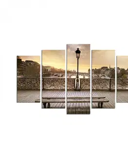 Obrazy Hanah Home Vícedílný obraz Lampa 110x60 cm