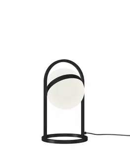 LED stolní lampy WOFI Stolní lampa Avignon 1x 10,5W LED 1100lm 3000K černá 8046-102