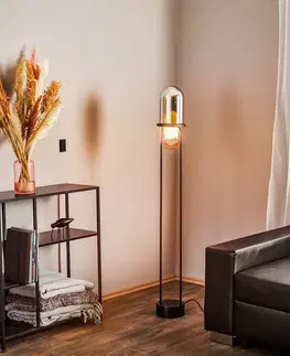 Stojací lampy Molto Luce Pille LED stojací lampa šedá/růžová