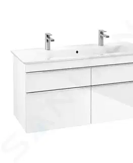 Koupelnový nábytek VILLEROY & BOCH Venticello Umyvadlová skříňka, 1153x590x502 mm, 4 zásuvky, Glosy White A92901DH