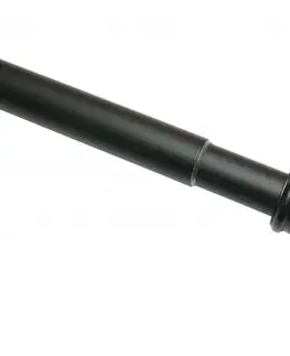 Závěsy Rozpěrná tyč 26/23 mm černá mat, 90 - 140 cm