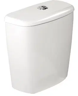 Koupelna AQUALINE JUAN, MIGUEL keramická nádržka s víkem, bílá NDLC2154-2