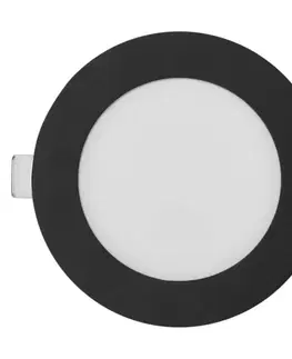 Bodovky do podhledu na 230V EMOS LED podhledové svítidlo NEXXO černé, 12 cm, 7 W, teplá/neutrální bílá ZD1323