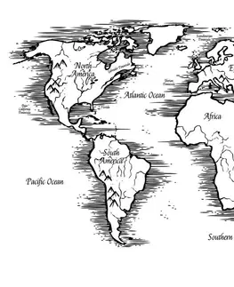 Tapety mapy Tapeta mapa světa v nádherném provedení