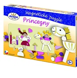 Hračky DETOA - Magnetické puzzle Princezny