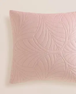 Dekorační povlaky na polštáře Dekorativní povlak na polštář v pudrově růžové barvě