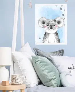 Obrazy do dětského pokoje Obraz do dětského pokoje - Barevný s koalou