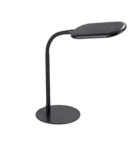 Stolni lampy Moderní stolní lampa černá stmívatelná včetně LED - Kiril
