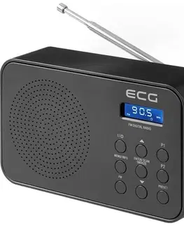 Elektronika ECG R 105 radiopřehrávač, černá