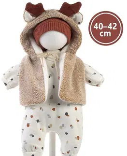 Hračky panenky LLORENS - M740-18 obleček pro panenku miminko NEW BORN velikosti 40-42 cm