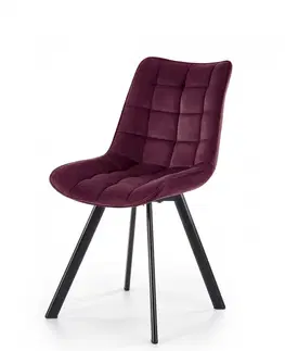Židle HALMAR Designová  židle Mirah bordó