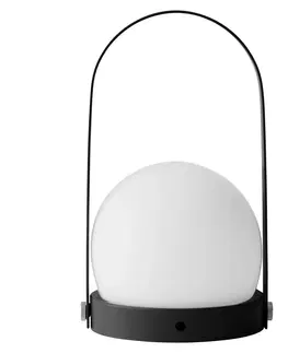 Stolní lampy Audo Copenhagen Audo Carrie LED dekorační světlo, nabíjecí, černá