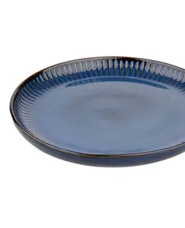 Talíře Altom Porcelánový dezertní talíř Reactive Stripes, 20,5 cm