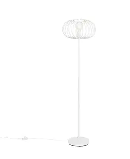 Stojaci lampy Designová stojací lampa bílá - Johanna
