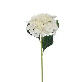 Květiny Umělá hortenzie, v. 52 cm, bílá