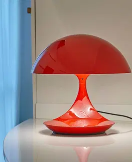 Stolní lampy Martinelli Luce Martinelli Luce Cobra retro stolní lampa, červená