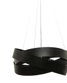 Moderní závěsná svítidla ZUMALINE 1118 závěsné svítidlo TORNADO 50 cm černá