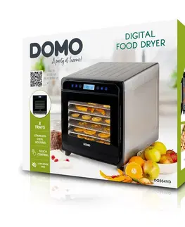 Sušičky potravin DOMO DO354VD digitální sušička ovoce