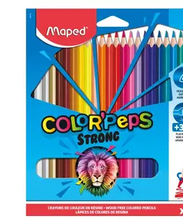 Hračky MAPED - Pastelky trojhranné "COLOR'PEPS STRONG" sada 24 ks