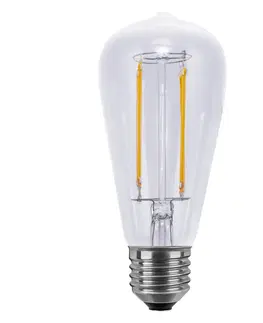 Stmívatelné LED žárovky Segula SEGULA LED žárovka Rustika Long Style 6,5W čirá