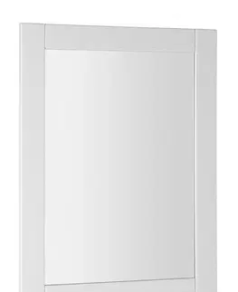 Koupelnová zrcadla AQUALINE FAVOLO zrcadlo v rámu 60x80cm, bílá mat FV060