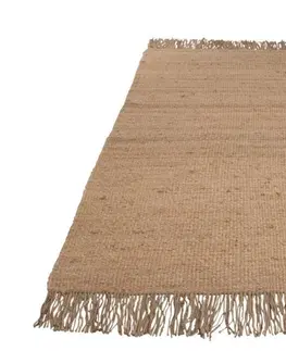 Koberce a koberečky Koberec Frayed jutový s trásněmi - 200*300 cm J-Line by Jolipa 88791