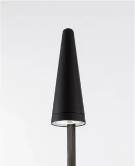 Stojací svítidla NOVA LUCE venkovní svítidlo s bodcem MABEL černý hliník a čiré sklo LED 8.5W 3000K 220-240V 36st. IP54 délka kabelu 64 cm 9002869