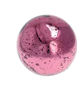 Figurky a sošky Dekorace  Glass Ball pink průměr 15cm