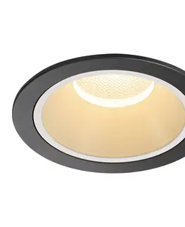 LED podhledová svítidla SLV BIG WHITE NUMINOS DL XL vnitřní LED zápustné stropní svítidlo černá/bílá 3000 K 40° 1004013
